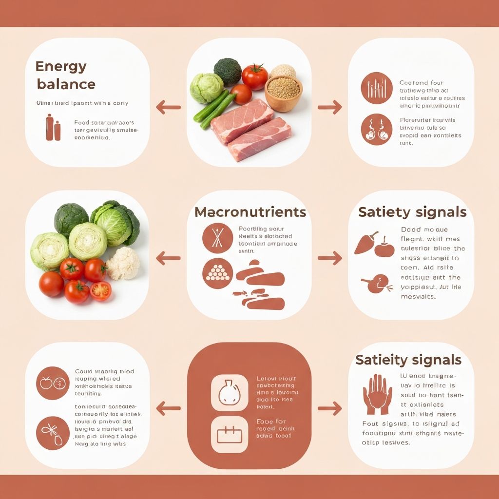 Nutritional concepts infographic
